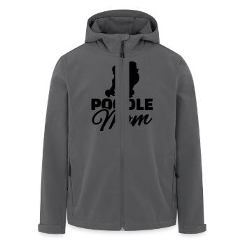 Pudel - Recycelte Männer Softshell-Jacke von Stanley/Stella - Anthrazit - Vorne - AI Model Male 185 light (185cm)
