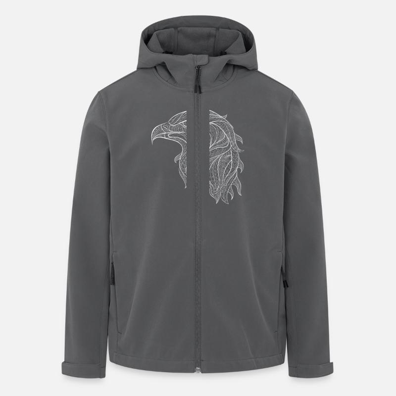 Eagle - Eagle - Men’s Recycled Softshell Jacket by Stanley/Stella - anthracite