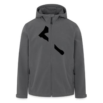 axt silhouette - Recycelte Männer Softshell-Jacke von Stanley/Stella - Anthrazit - Vorne - AI Model Male 185 light (185cm)