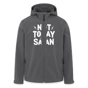 Nicht heute Satan - Recycelte Männer Softshell-Jacke von Stanley/Stella - Anthrazit - Vorne - AI Model Male 185 light (185cm)
