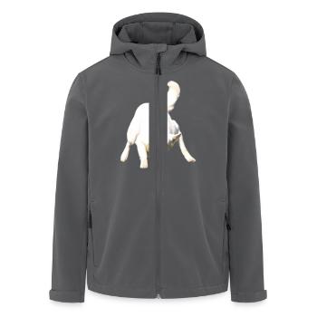 Fang den Ball - Recycelte Männer Softshell-Jacke von Stanley/Stella - Anthrazit - Vorne - AI Model Male 185 light (185cm)