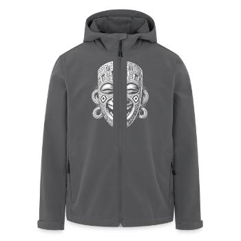 Maske - Recycelte Männer Softshell-Jacke von Stanley/Stella - Anthrazit - Vorne - AI Model Male 185 light (185cm)
