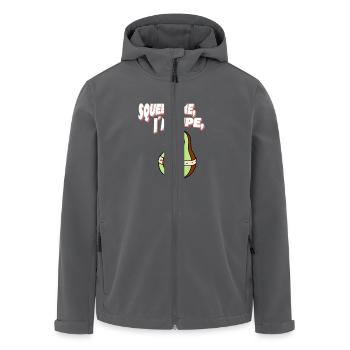 Squeeze Me, I’m Ripe - Recycelte Männer Softshell-Jacke von Stanley/Stella - Anthrazit - Vorne - AI Model Male 185 light (185cm)