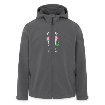 Avocado Queen – Frauentag - Recycelte Männer Softshell-Jacke von Stanley/Stella - Anthrazit - Vorne - AI Model Male 185 light (185cm)