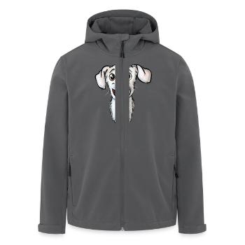 Jack Russell - Recycelte Männer Softshell-Jacke von Stanley/Stella - Anthrazit - Vorne - AI Model Male 185 light (185cm)