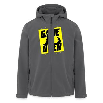 Wedding Game Over Bachelorette Party - Men’s Recycled Softshell Jacket by Stanley/Stella - anthracite - Front - AI Model Male 185 light (185cm)