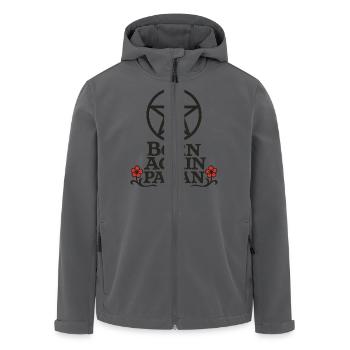 Wiedergeborener Heide - Recycelte Männer Softshell-Jacke von Stanley/Stella - Anthrazit - Vorne - AI Model Male 185 light (185cm)