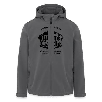 Pablo Escobar - Recycelte Männer Softshell-Jacke von Stanley/Stella - Anthrazit - Vorne - AI Model Male 185 light (185cm)