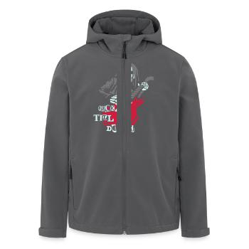 Rock till death - Recycelte Männer Softshell-Jacke von Stanley/Stella - Anthrazit - Vorne - AI Model Male 185 light (185cm)