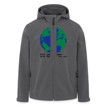 All your base - Recycelte Männer Softshell-Jacke von Stanley/Stella - Anthrazit - Vorne - AI Model Male 185 light (185cm)