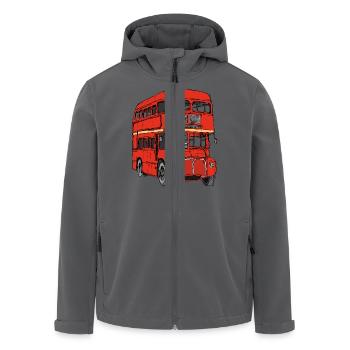 Roadmaster - Recycelte Männer Softshell-Jacke von Stanley/Stella - Anthrazit - Vorne - AI Model Male 185 light (185cm)