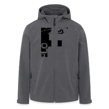 F wie Flo - Recycelte Männer Softshell-Jacke von Stanley/Stella - Anthrazit - Vorne - AI Model Male 185 light (185cm)