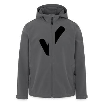 haken__f1 - Recycelte Männer Softshell-Jacke von Stanley/Stella - Anthrazit - Vorne - AI Model Male 185 light (185cm)