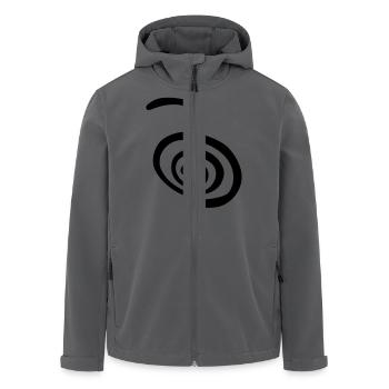 Chokurei symbol reiki spiralförmige Stammeszeichnu - Recycelte Männer Softshell-Jacke von Stanley/Stella - Anthrazit - Vorne - AI Model Male 185 light (185cm)