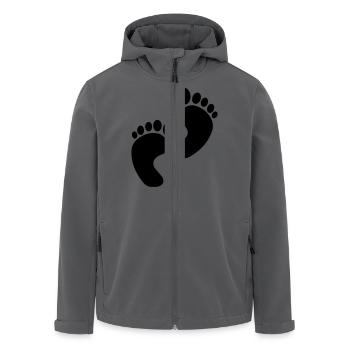 baby - Recycelte Männer Softshell-Jacke von Stanley/Stella - Anthrazit - Vorne - AI Model Male 185 light (185cm)