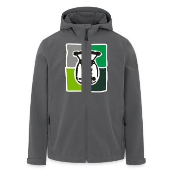 TM-Tshirt, Thermomix - Recycelte Männer Softshell-Jacke von Stanley/Stella - Anthrazit - Vorne - AI Model Male 185 light (185cm)