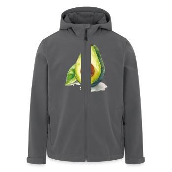 Avocado - Recycelte Männer Softshell-Jacke von Stanley/Stella - Anthrazit - Vorne - AI Model Male 185 light (185cm)