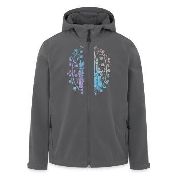 Märchenschloss Rosenranken - Recycelte Männer Softshell-Jacke von Stanley/Stella - Anthrazit - Vorne - AI Model Male 185 light (185cm)