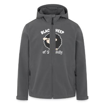 Schwarzes Schaf der Familie - Recycelte Männer Softshell-Jacke von Stanley/Stella - Anthrazit - Vorne - AI Model Male 185 light (185cm)