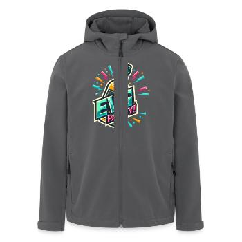 Junggesellenabschied - Recycelte Männer Softshell-Jacke von Stanley/Stella - Anthrazit - Vorne - AI Model Male 185 light (185cm)