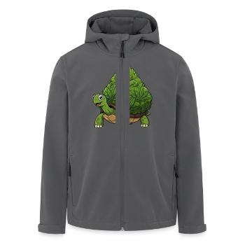 Turloco - Recycelte Männer Softshell-Jacke von Stanley/Stella - Anthrazit - Vorne - AI Model Male 185 light (185cm)