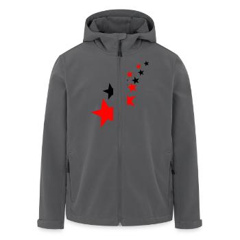 Sterne - Recycelte Männer Softshell-Jacke von Stanley/Stella - Anthrazit - Vorne - AI Model Male 185 light (185cm)