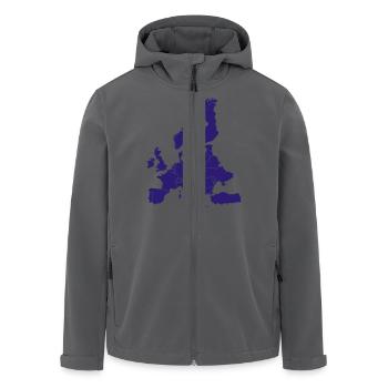 Europa - Recycelte Männer Softshell-Jacke von Stanley/Stella - Anthrazit - Vorne - AI Model Male 185 light (185cm)
