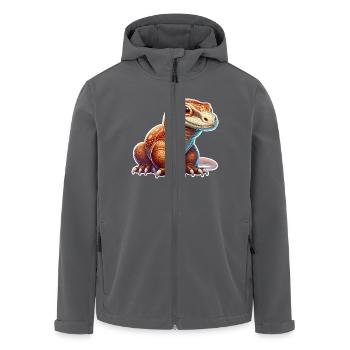 Komodo Dragon - Recycelte Männer Softshell-Jacke von Stanley/Stella - Anthrazit - Vorne - AI Model Male 185 light (185cm)
