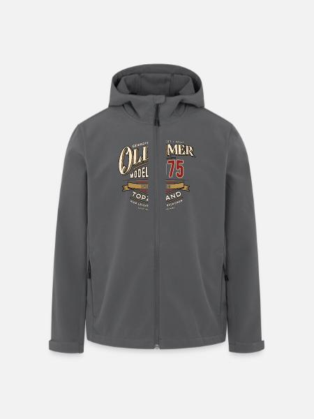Oldtimer Modell 1975 - Geburtstag - Jahrgang - Recycelte Männer Softshell-Jacke von Stanley/Stella - Anthrazit