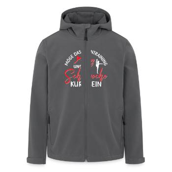 Turnen Mädchen Gymnastik Turnanzug Turnerin - Recycelte Männer Softshell-Jacke von Stanley/Stella - Anthrazit - Vorne - AI Model Male 185 light (185cm)