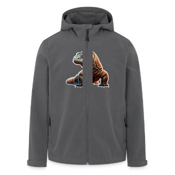 Komodo Dragon - Recycelte Männer Softshell-Jacke von Stanley/Stella - Anthrazit - Vorne - AI Model Male 185 light (185cm)