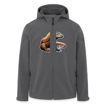 Komodo Dragon - Recycelte Männer Softshell-Jacke von Stanley/Stella - Anthrazit - Vorne - AI Model Male 185 light (185cm)