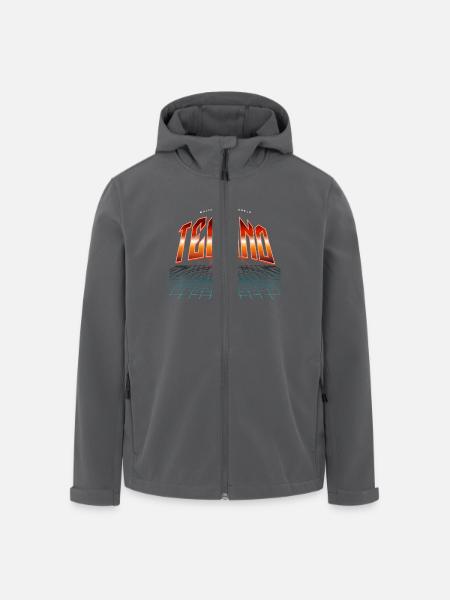 Techno - Recycelte Männer Softshell-Jacke von Stanley/Stella - Anthrazit
