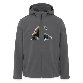 Komodo Dragon - Recycelte Männer Softshell-Jacke von Stanley/Stella - Anthrazit - Vorne - AI Model Male 185 light (185cm)