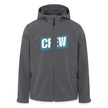 Crew - Recycelte Männer Softshell-Jacke von Stanley/Stella - Anthrazit - Vorne - AI Model Male 185 light (185cm)