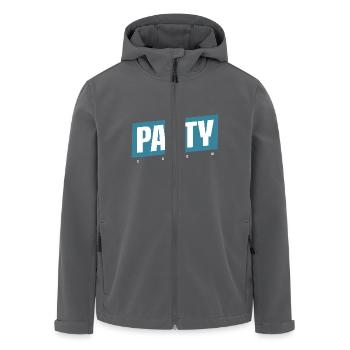 Party Crew - Recycelte Männer Softshell-Jacke von Stanley/Stella - Anthrazit - Vorne - AI Model Male 185 light (185cm)