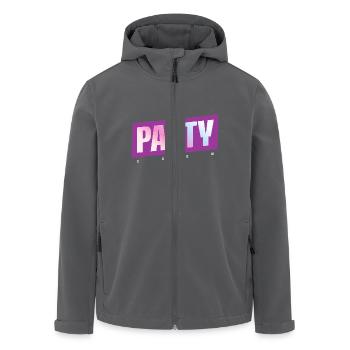 Party Crew - Recycelte Männer Softshell-Jacke von Stanley/Stella - Anthrazit - Vorne - AI Model Male 185 light (185cm)