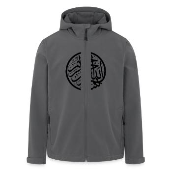 Art Arabe - Recycelte Männer Softshell-Jacke von Stanley/Stella - Anthrazit - Vorne - AI Model Male 185 light (185cm)