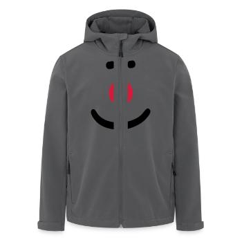 Clown Nase - Recycelte Männer Softshell-Jacke von Stanley/Stella - Anthrazit - Vorne - AI Model Male 185 light (185cm)