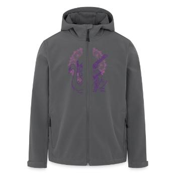 Saraswati - Recycelte Männer Softshell-Jacke von Stanley/Stella - Anthrazit - Vorne - AI Model Male 185 light (185cm)
