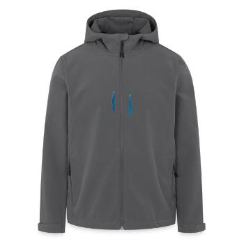 flamme - Recycelte Männer Softshell-Jacke von Stanley/Stella - Anthrazit - Vorne - AI Model Male 185 light (185cm)