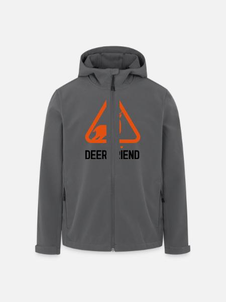 Deer friend - Recycelte Männer Softshell-Jacke von Stanley/Stella - Anthrazit