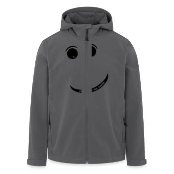 Paragliding Smiley - Recycelte Männer Softshell-Jacke von Stanley/Stella - Anthrazit - Vorne - AI Model Male 185 light (185cm)