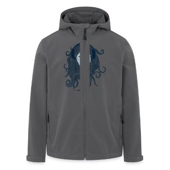 Lion - Recycelte Männer Softshell-Jacke von Stanley/Stella - Anthrazit - Vorne - AI Model Male 185 light (185cm)