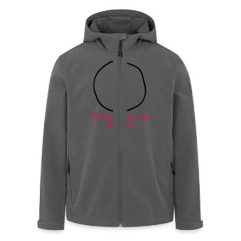 Extrem ungenaues Quadrat - Recycelte Männer Softshell-Jacke von Stanley/Stella - Anthrazit - Vorne - AI Model Male 185 light (185cm)