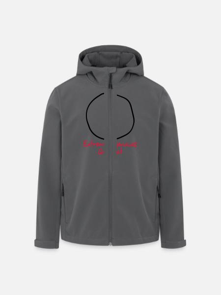 Extrem ungenaues Quadrat - Recycelte Männer Softshell-Jacke von Stanley/Stella - Anthrazit