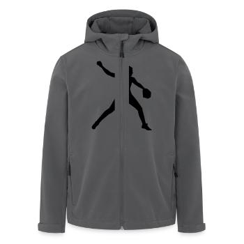 Softball - Recycelte Männer Softshell-Jacke von Stanley/Stella - Anthrazit - Vorne - AI Model Male 185 light (185cm)
