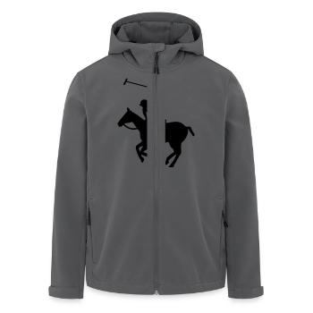 polo - Recycelte Männer Softshell-Jacke von Stanley/Stella - Anthrazit - Vorne - AI Model Male 185 light (185cm)