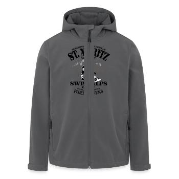 Snowboarding - Recycelte Männer Softshell-Jacke von Stanley/Stella - Anthrazit - Vorne - AI Model Male 185 light (185cm)