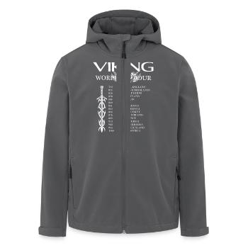 Viking - World Tour - Recycelte Männer Softshell-Jacke von Stanley/Stella - Anthrazit - Vorne - AI Model Male 185 light (185cm)